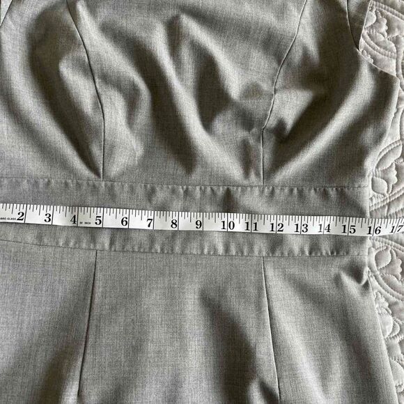 The Limited Collection Women´s Sz 8 Grey Suiting Sheath Dress Career - Picture 11 of 12